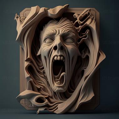 3D model st horror (STL)